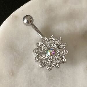 Bellybutton ring piercing 14g